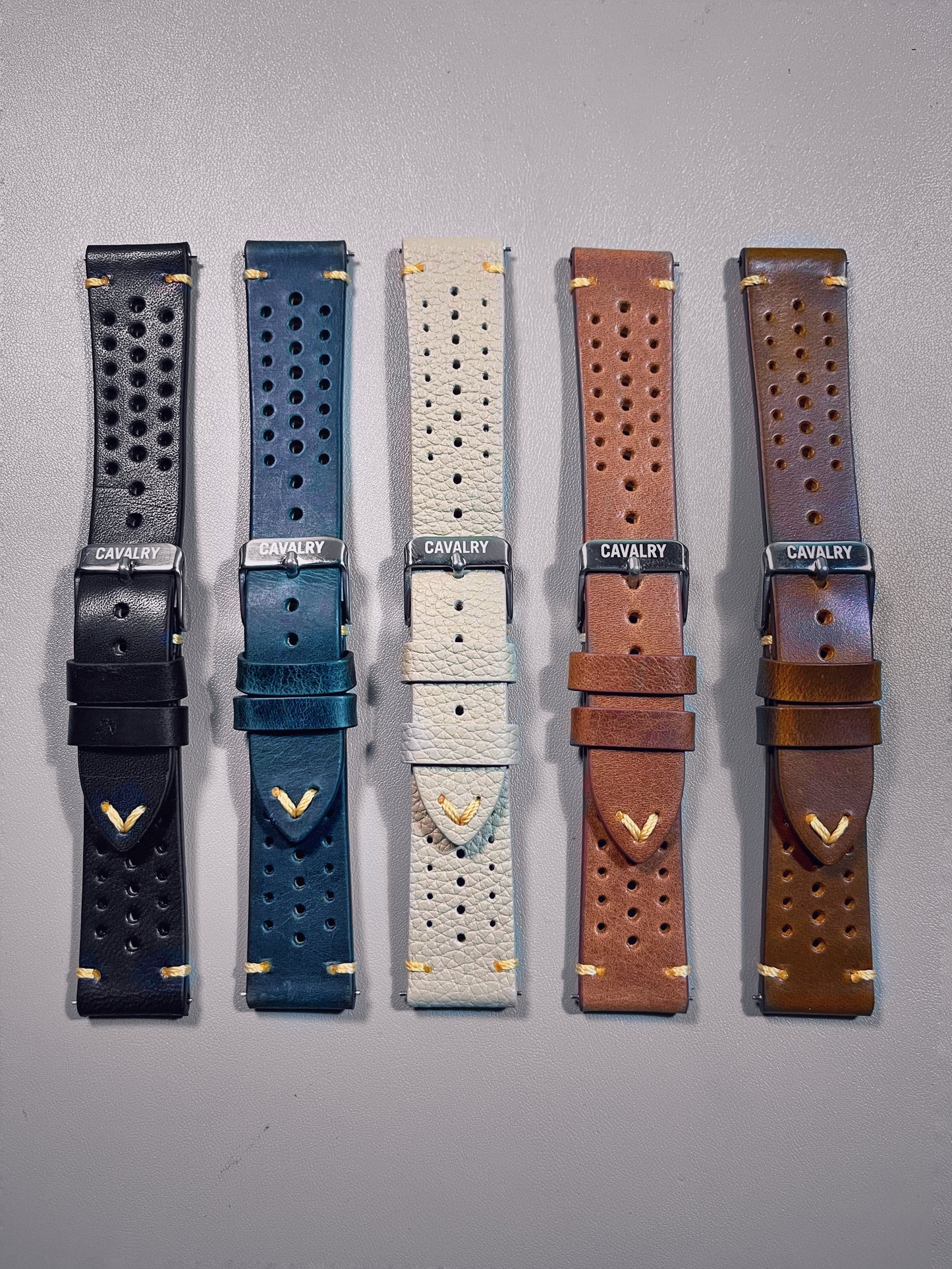 Rally Leather Watch Strap